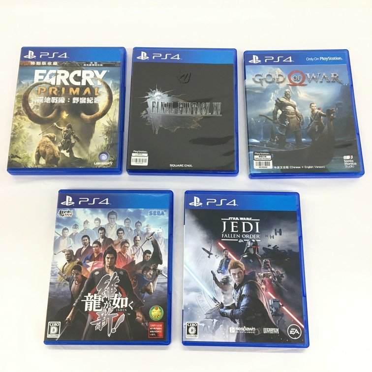 ファイナルファンタジー 龍が如く スターウォーズ 等 PS4 プレステ4 ゲーム おまとめ セット【BIAN4018】