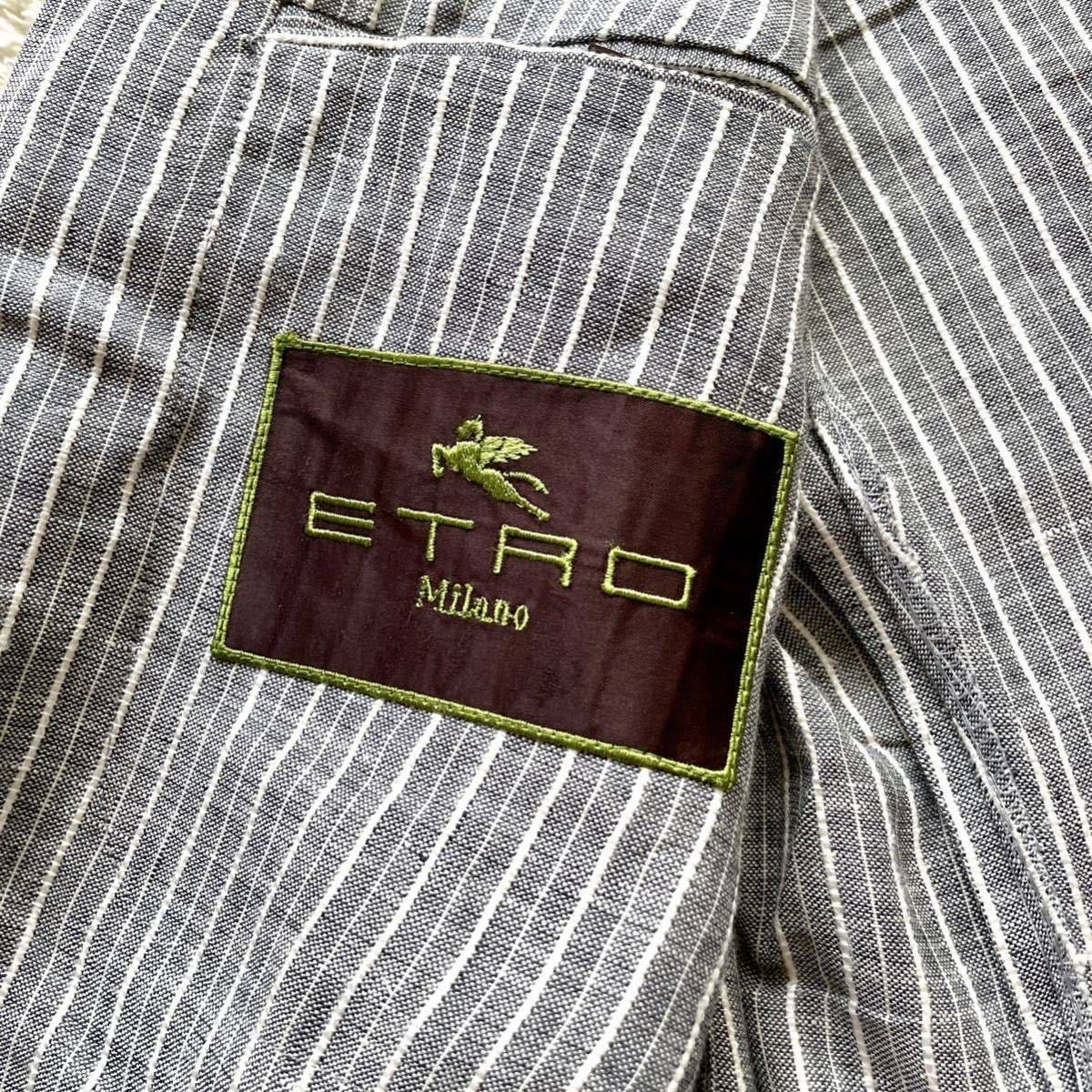 希少Lサイズ!! ETRO【至高の逸品】エトロ セットアップ スーツ 薄手