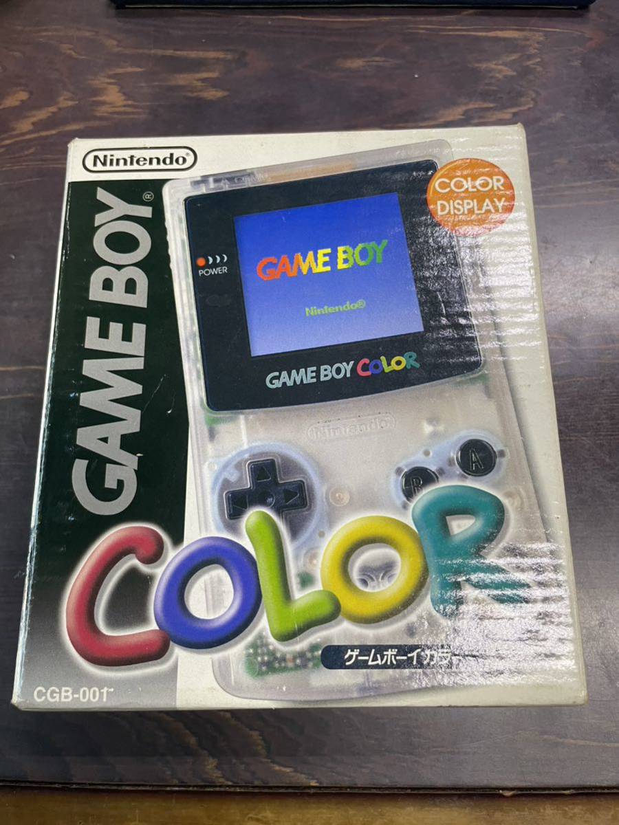 ジ*イ様 ゲームボーイ　カラー　クリアブラック　ジャンク　他ソフト ゲームボーイカラー(クリア） 本体 動作確認済み ジャンク