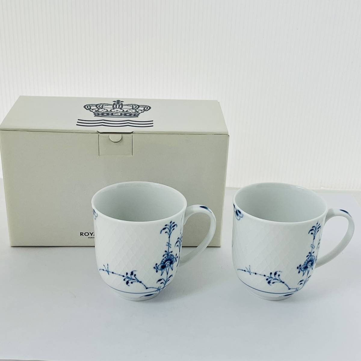 H142/ ROYAL COPENHAGEN ブルーパルメッテ マグカップ 食器 カップ