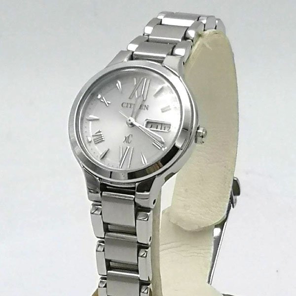 CITIZEN xC 腕時計 SOLAR ECODRIVE デイデイト シルバー CITIZEN xC