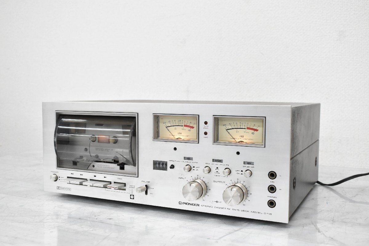 Σ7405 ジャンク Pioneer パイオニア カセットデッキ CT-8 カセット