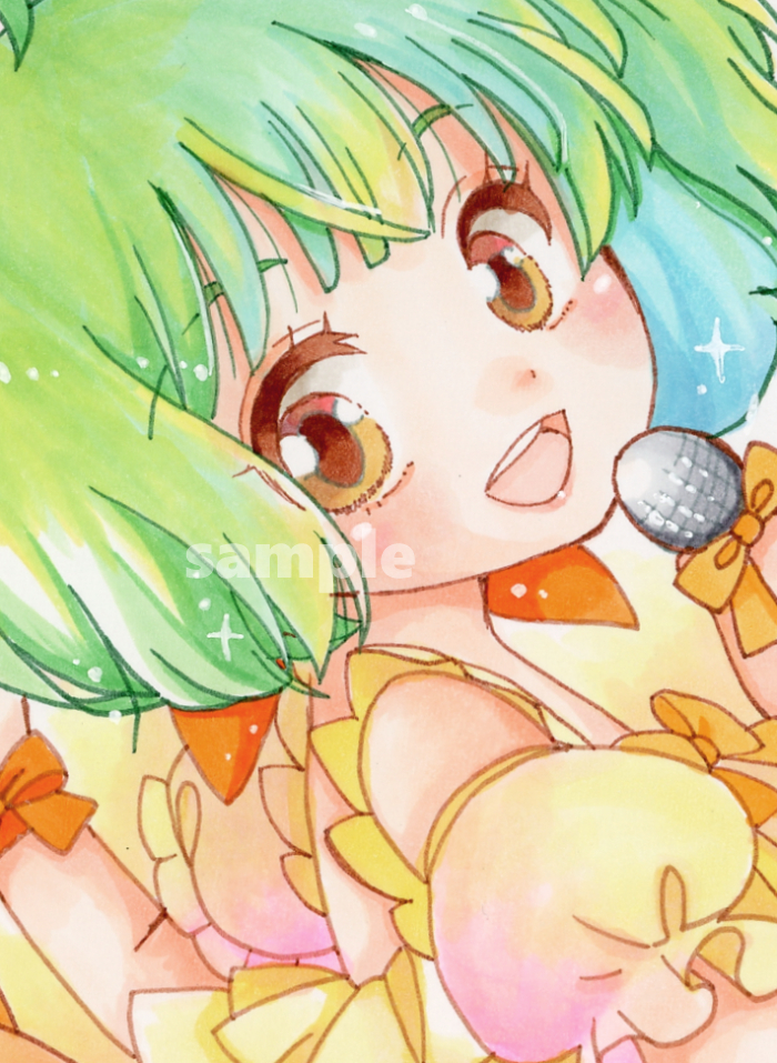 同人手描きイラスト原画】マクロスF/ランカ・リー【二次創作ファン  