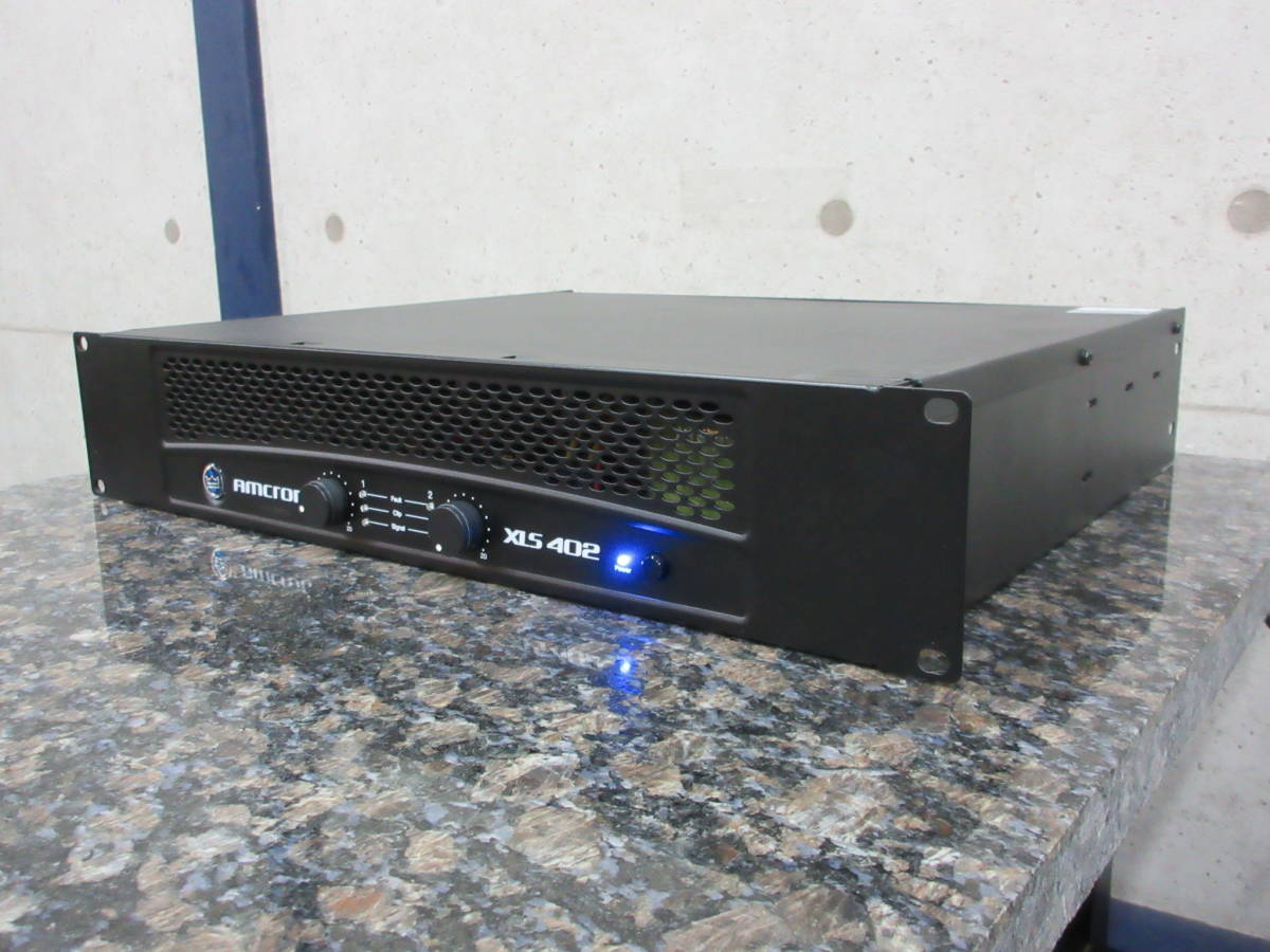美品 ヒビノ正規品】AMCRON パワーアンプ XLS402 アムクロン crown