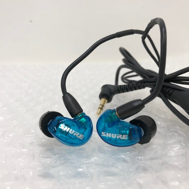 SHURE シュア SE215 高遮音性イヤホン ブルー 有線イヤホン