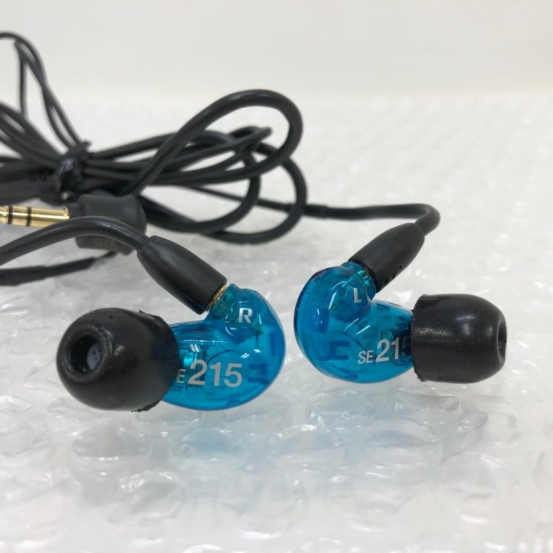 SHURE シュア SE215 高遮音性イヤホン ブルー 有線イヤホン