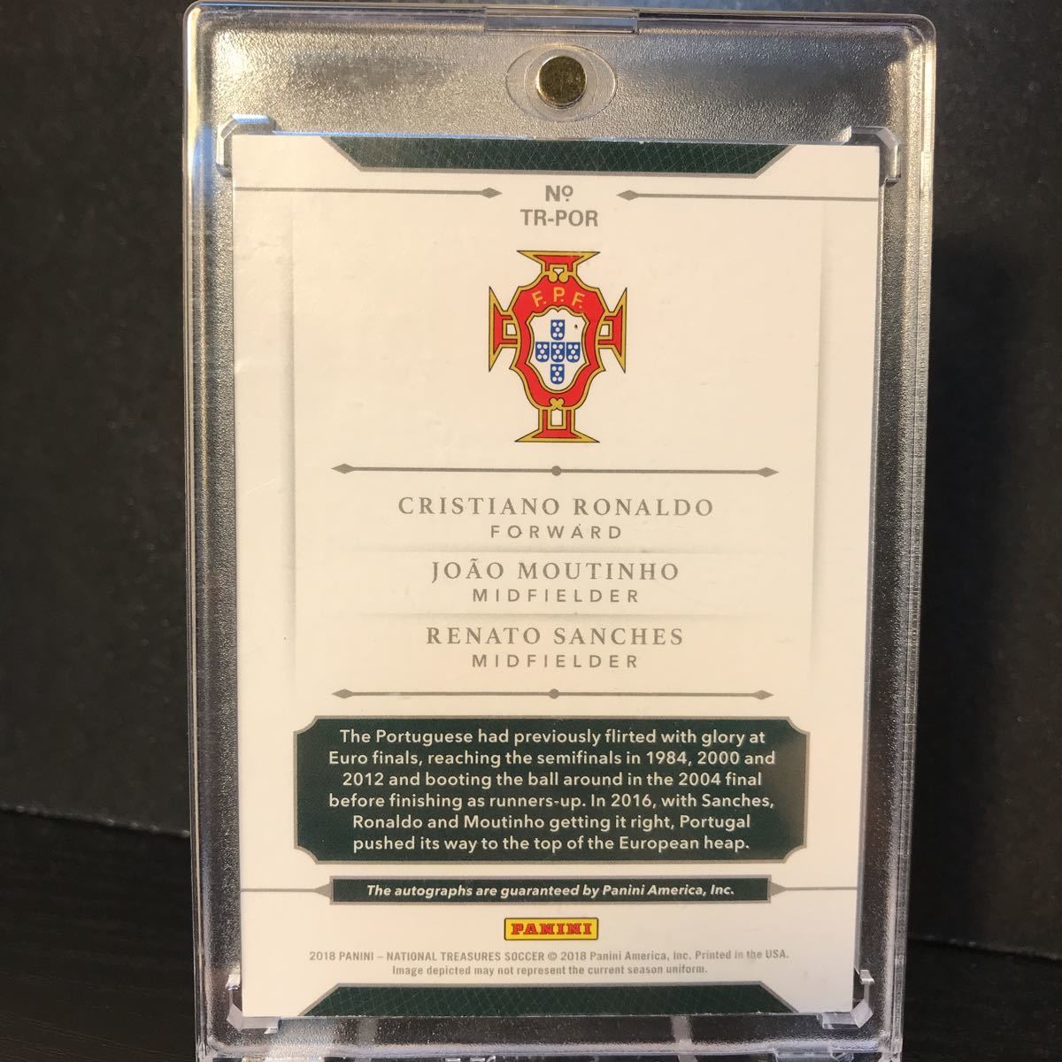 クリスティアーノ・ロナウド 直筆サインカード Cristiano Ronaldo/Joao