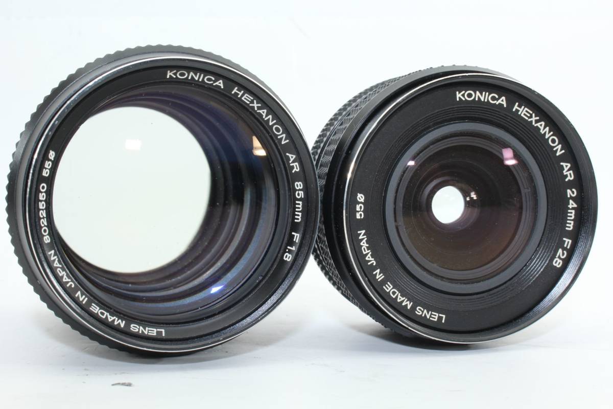 ☆コニカ Konica 単焦点マニュアルレンズ ・HEXANON AR 85mm F1.8
