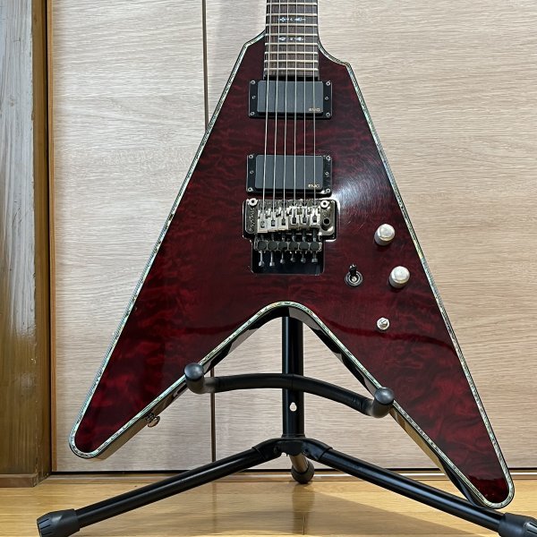 ☆ SCHECTER シェクター ☆ HELLRAISER V-1 FR AD-V-1 FR ☆ RED