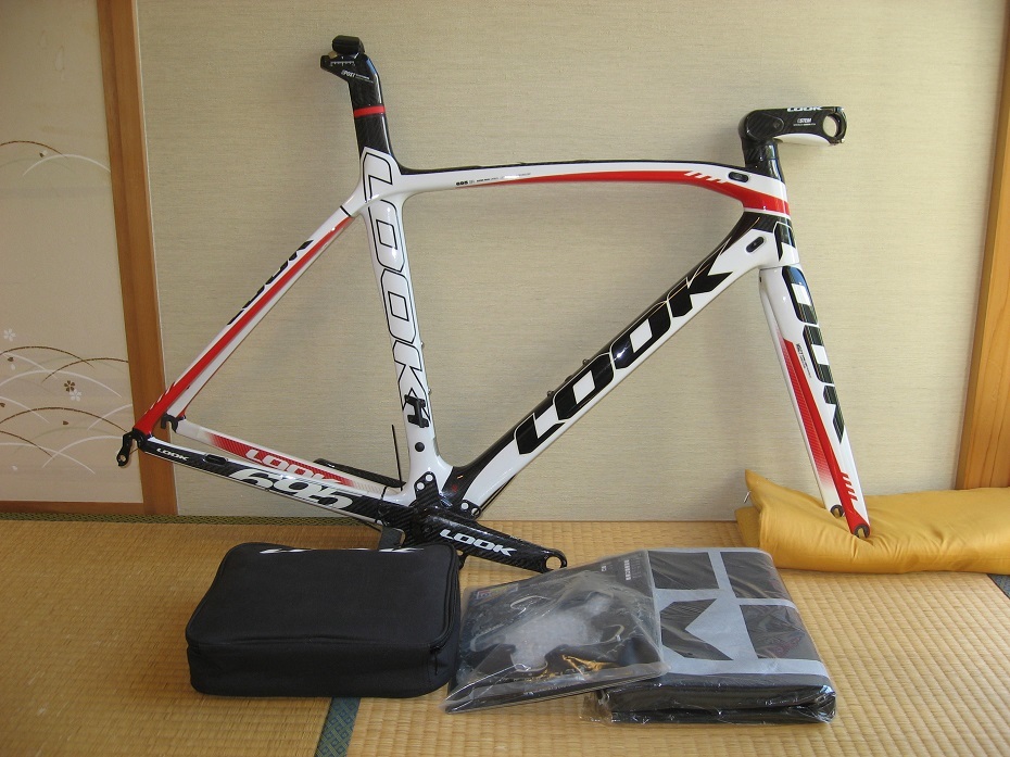 LOOK ルック 695 SR サイズS フレーム（付属品有り）、ZED2スプロケット52-36T 中古