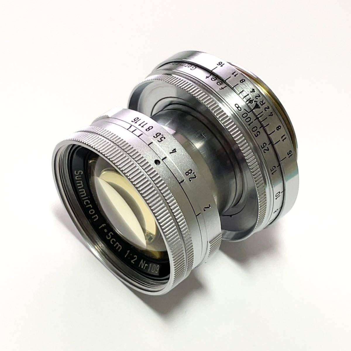 ライカ Leica トリウム ズミクロン L50mm/F2 沈胴【Leitz Summicron