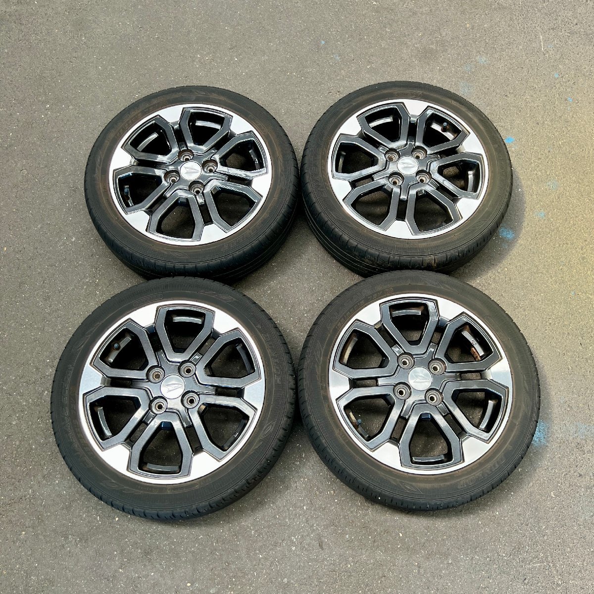 ダイハツ ウェイク LA700S 純正ホイール、タイヤ付き 4本 タイヤ付き純正ホイール4本セット ウェイク LA700S 15×4 1/2J +45