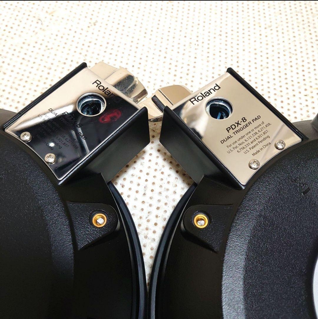 美品 Roland PDX-8 スネア タム 2個 ② ローランド 電子ドラム
