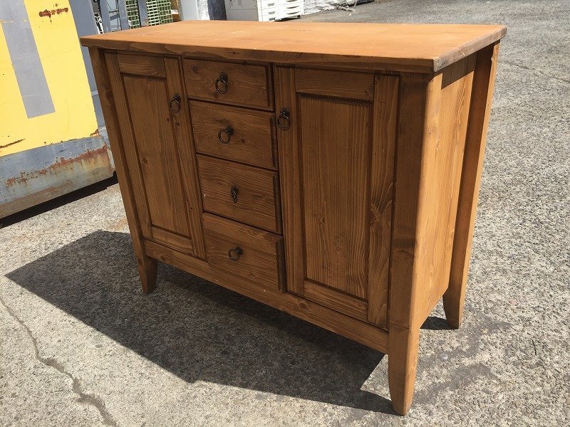 T269☆展示品☆シノワズリ サイドボード チェスト 中国家具 箪笥 金箔