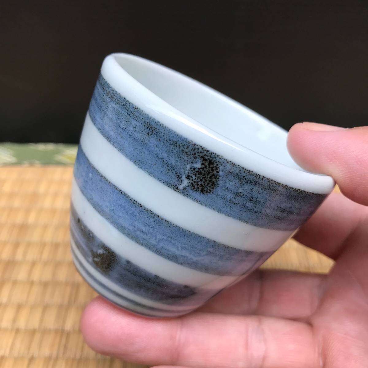 華道 花道 力石俊二色絵がまずみ文花瓶 骨董・茶道具☆益子焼 2026年