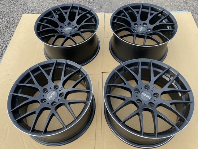 中古ホイール4本セット EMN GERMANY BBS タイプ 9.5J×19.+42 8.5J×19+ 
