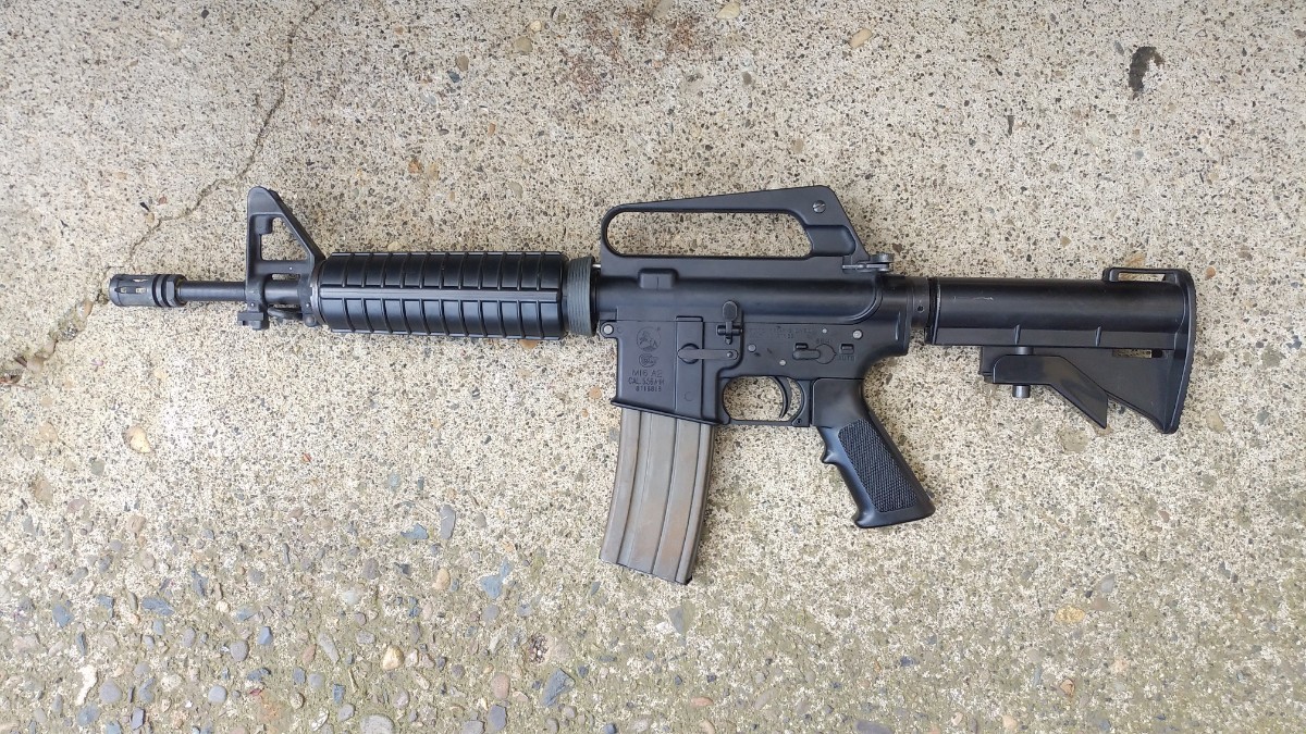 MGC製モデルガン M16A2ショートバレル M733 発火済 ジャンク扱い