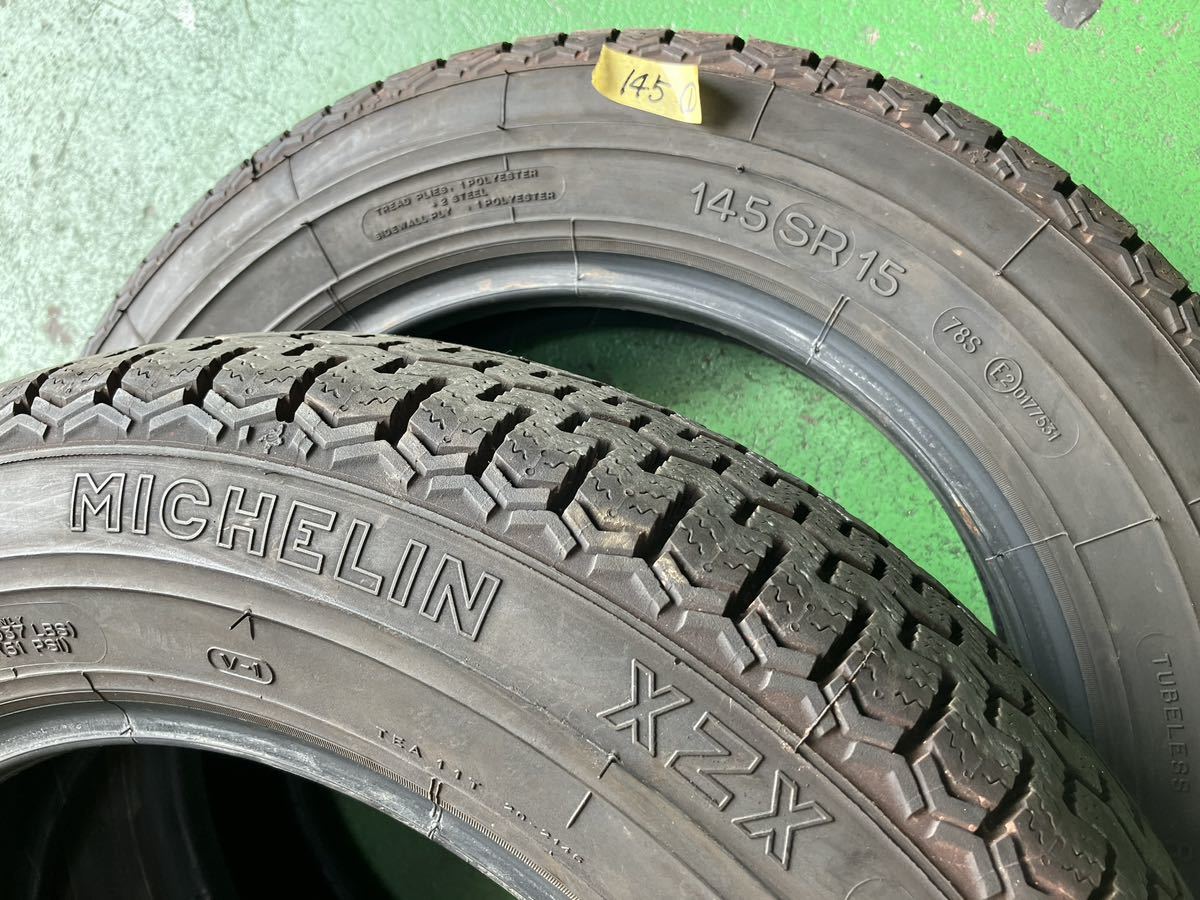 着払い　空冷ＶＷ　空冷ワーゲン　タイプ１　カルマンギア　空冷ビートル　ミシュラン　MICHELIN XZX タイヤ　145SR15 165SR15_4