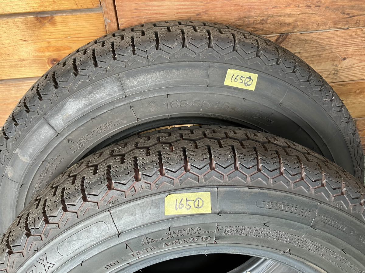 着払い　空冷ＶＷ　空冷ワーゲン　タイプ１　カルマンギア　空冷ビートル　ミシュラン　MICHELIN XZX タイヤ　145SR15 165SR15_5