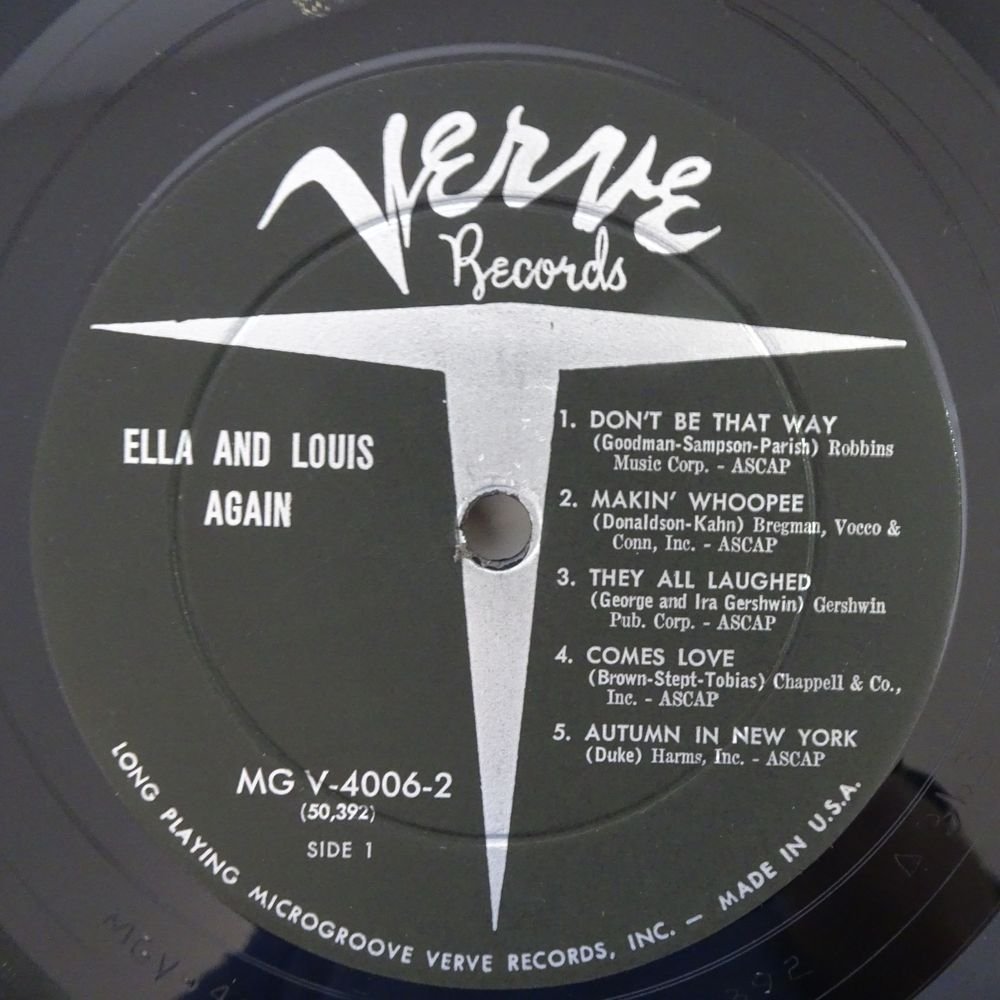 14023076;【US盤/2LP/VERVE INCラベル/深溝/見開き】Ella And Louis