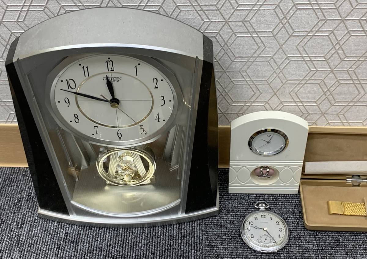 8個の置き時計セット citizen seiko …. 8個の置き時計セット citizen