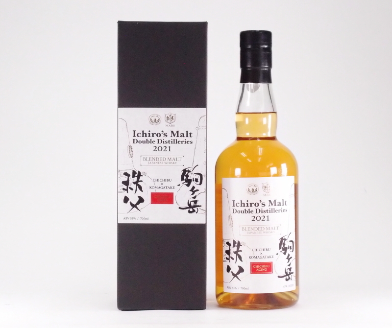 ★古酒！イチローズモルト ダブルディスティラリーズ 2021 秩父×駒ヶ岳 ブレンデッドモルト53%700ml　未開栓品【送料無料】-6