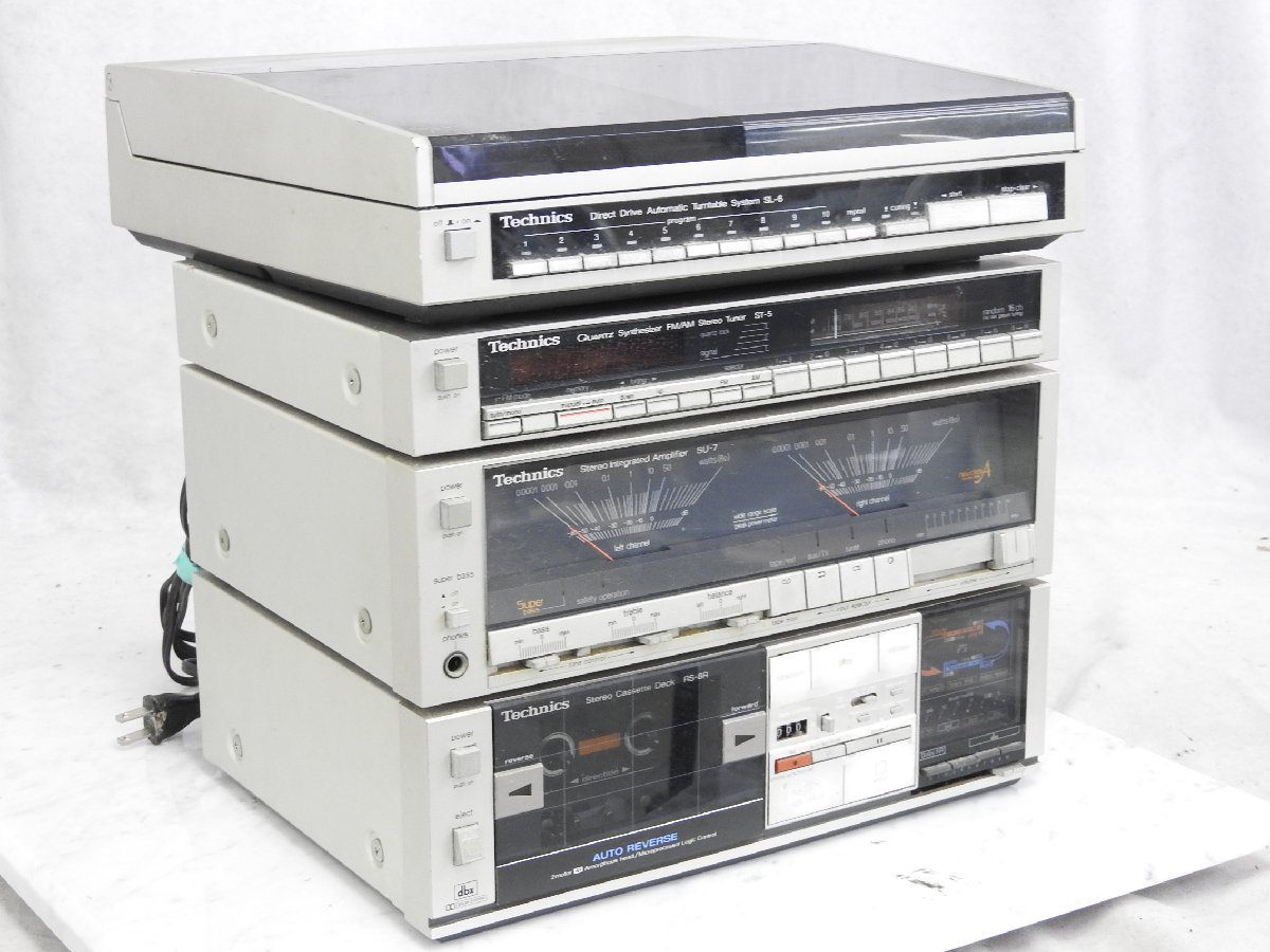 ☆ Technics テクニクス SL-6/SU-7/ST-5/RS-8R 4台セット ☆ジャンク