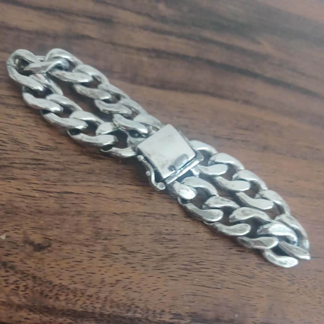 シルバー925 喜平 ブレスレット 喜平チェーン 極太11mm