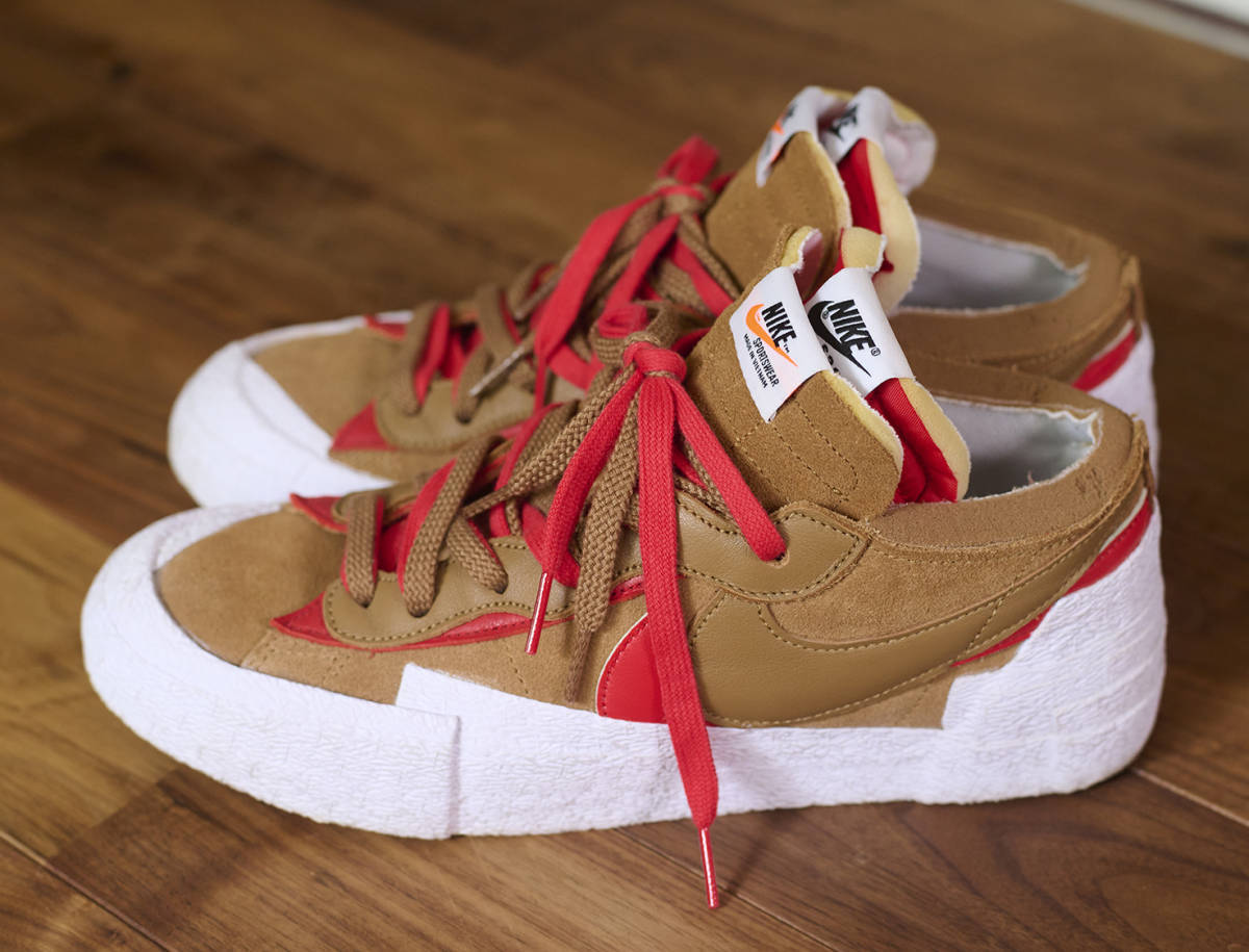sacai × Nike BLAZER LOW BRITISH TAN DD1877-200 ブリティッシュタン 