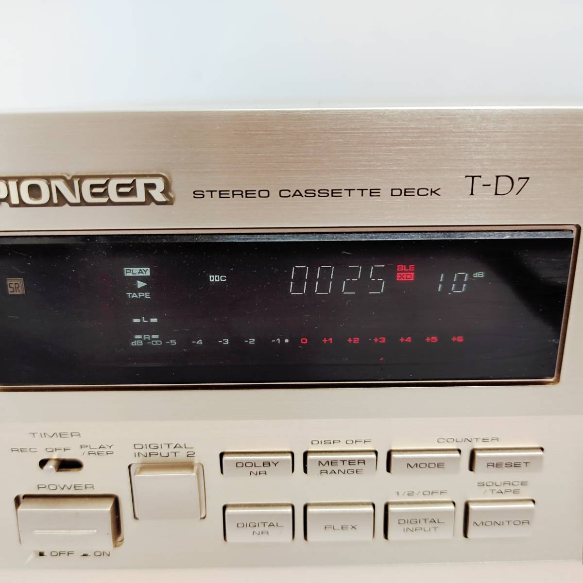 T-D7 カセットデッキ Cassette Pioneer Deck パイオニア Pioneer（T-D7