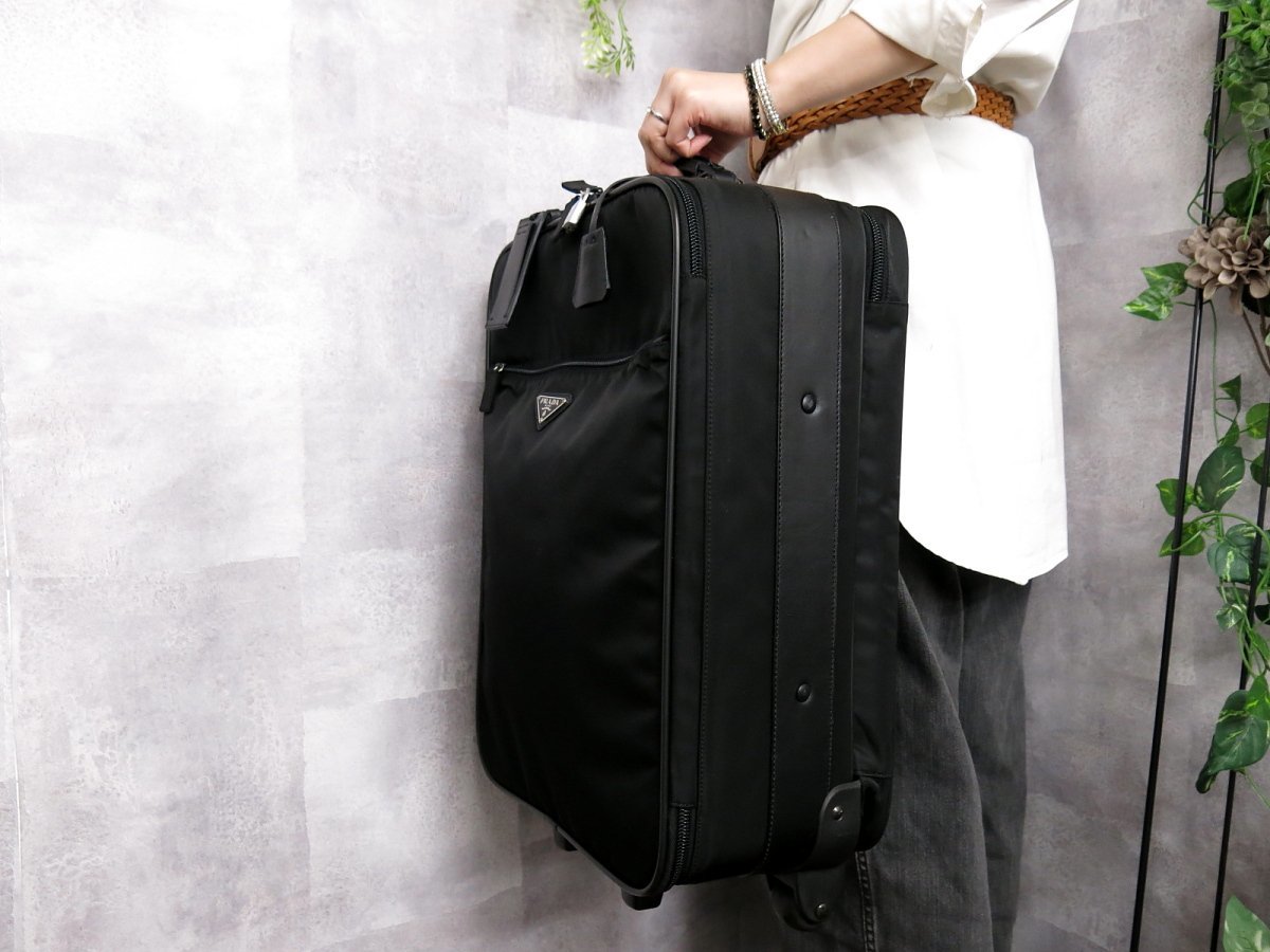 ナイロン カーフ レザー ○超美品○PRADA プラダ○ポコノ 本革 