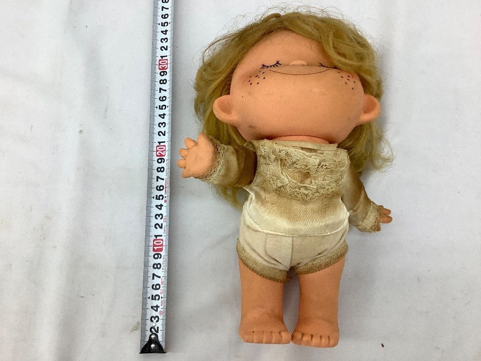 サンリオ 亜土ちゃんソフビ人形/水森亜土/昭和レトロ/ビンテージ 2体  