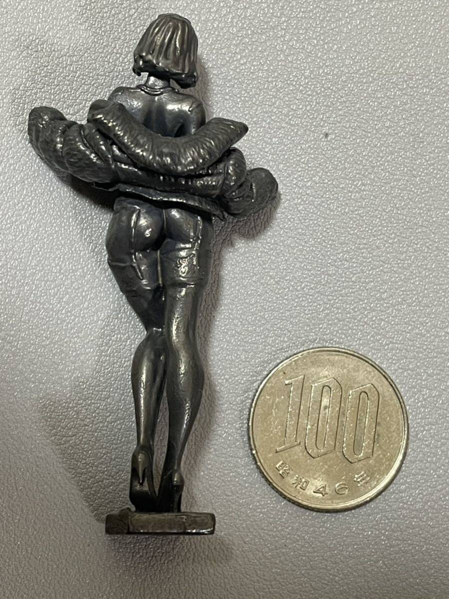 【希少・極美品】50s ミッドセンチュリー アフリカン女性 置物 オブジェ 希少 ビンテージ l 美人セクシー オブジェ 置物銅製 希少品 美女 魔女