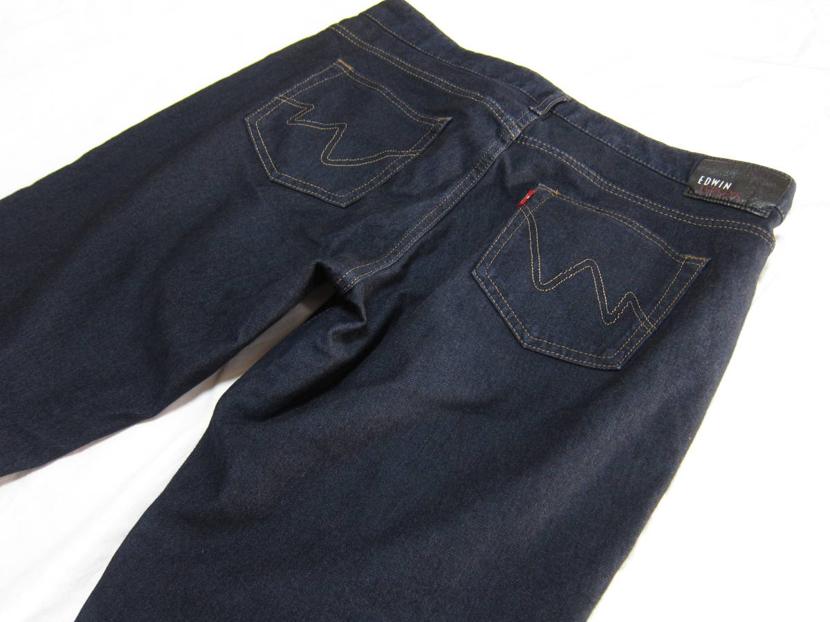 即決 エドウィン ERX07L ジャージーズ 濃紺 レディース L ウェスト約83cm