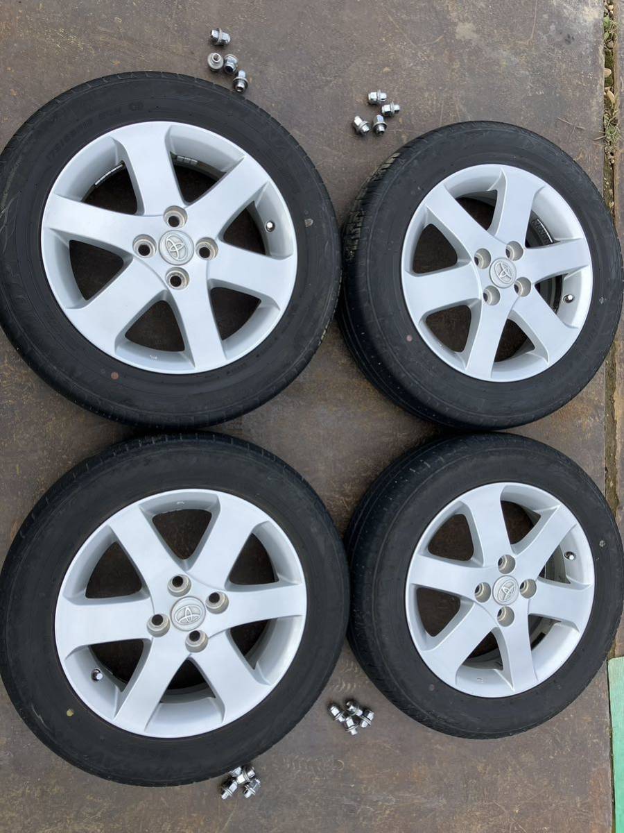 中古ポルテ　スペイド　トヨタ純正アルミ　175/65-15 ENASAVE EC204 純正ナット付き
