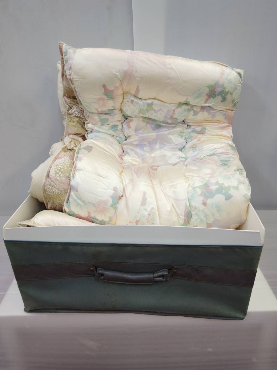 あ//しH0525 　磁気治療器(掛け布団)　アポロ医療器　Apollo 磁気布団　2枚重ね