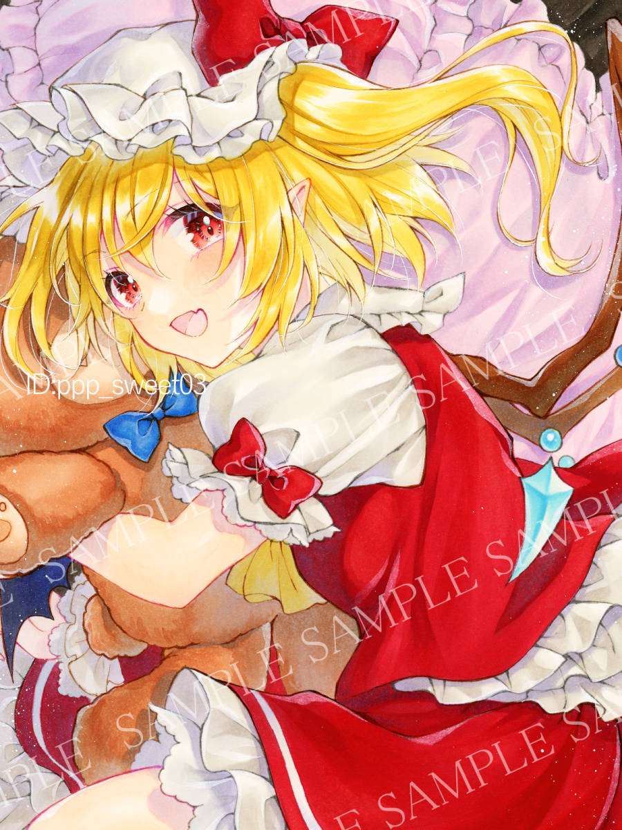 同人手描きイラスト【東方Project/フランドール・スカーレット】B5