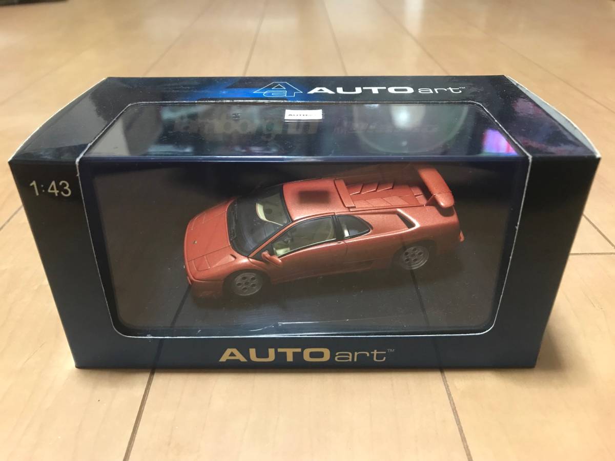 ★AUTOart 1/43 LAMBORGHINI DIABLO COUPE VT／ランボルギーニ ディアブロ メタリックレッド【54572】