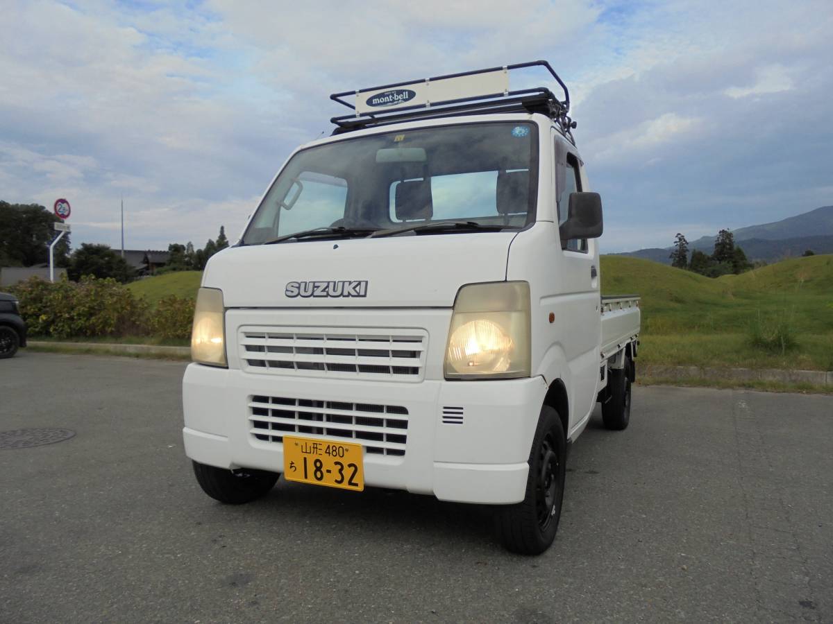 キャリィ 4WD 5速 低走行 車検長い USA大人気軽トラお買い得品 山形 