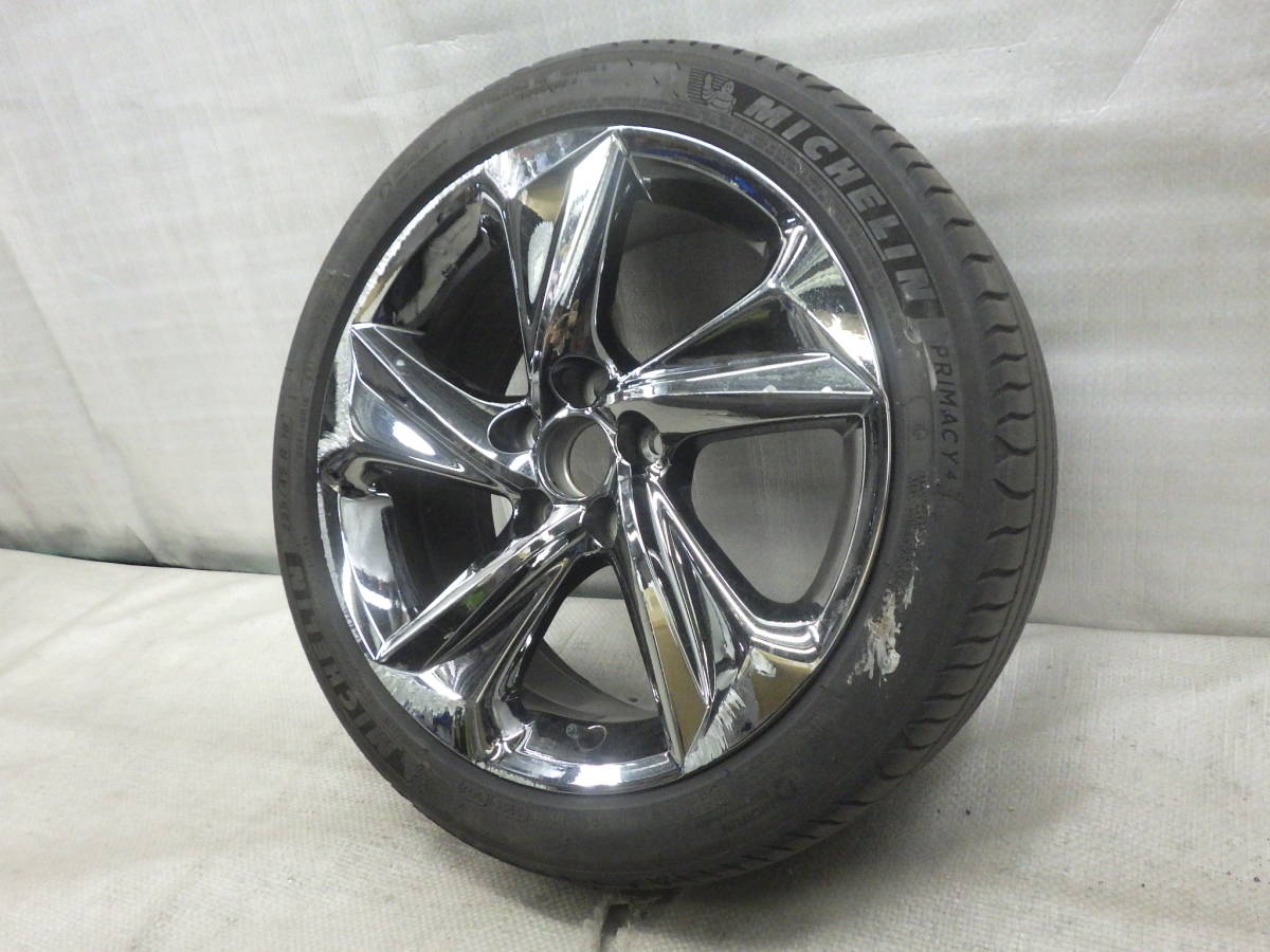 ARS220クラウンRS純正18インチアルミホイール1本 8J +45 5H 114.3 タイヤ 225/45 R18 トヨタ