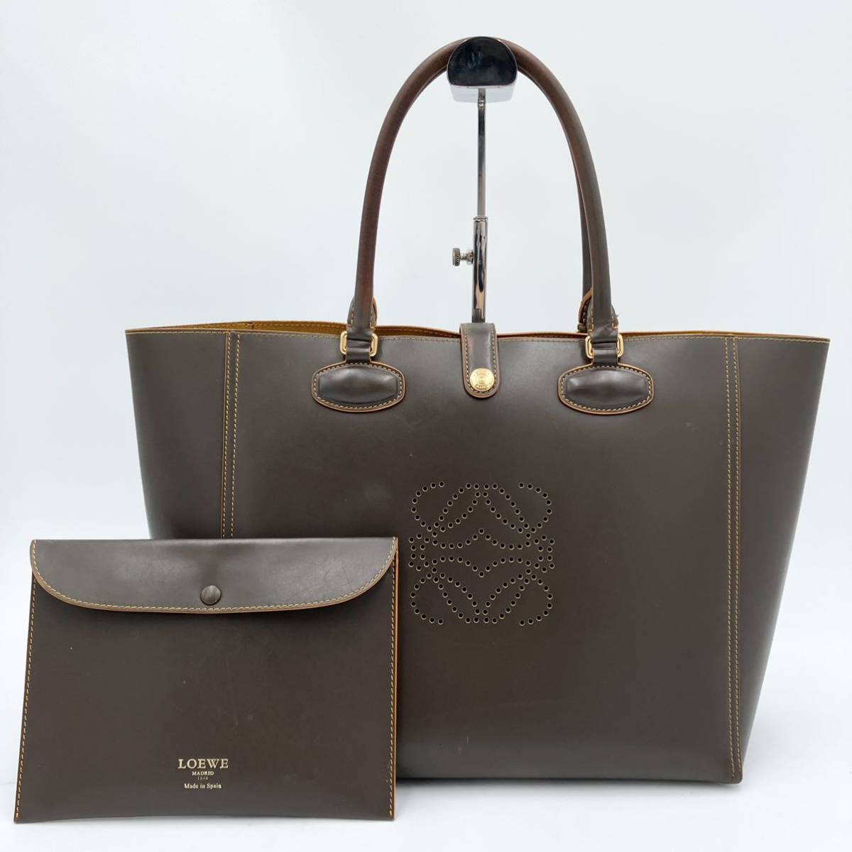 希少品】ロエベ LOEWE トートバッグ ビジネスバッグ アナグラム 