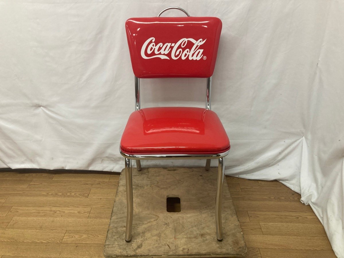 COCA-COLA コカコーラ V チェア「Coke V-Chair」 椅子 大阪市内 引取 