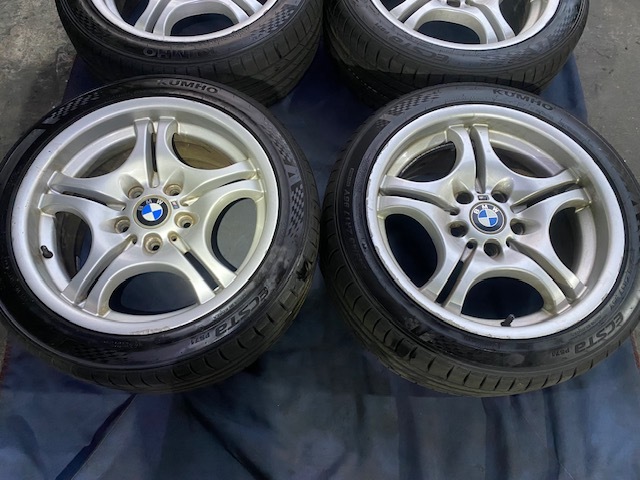 BMW E46 330i 3シリーズ 純正 Mスポーツ アルミホイール フロント17 
