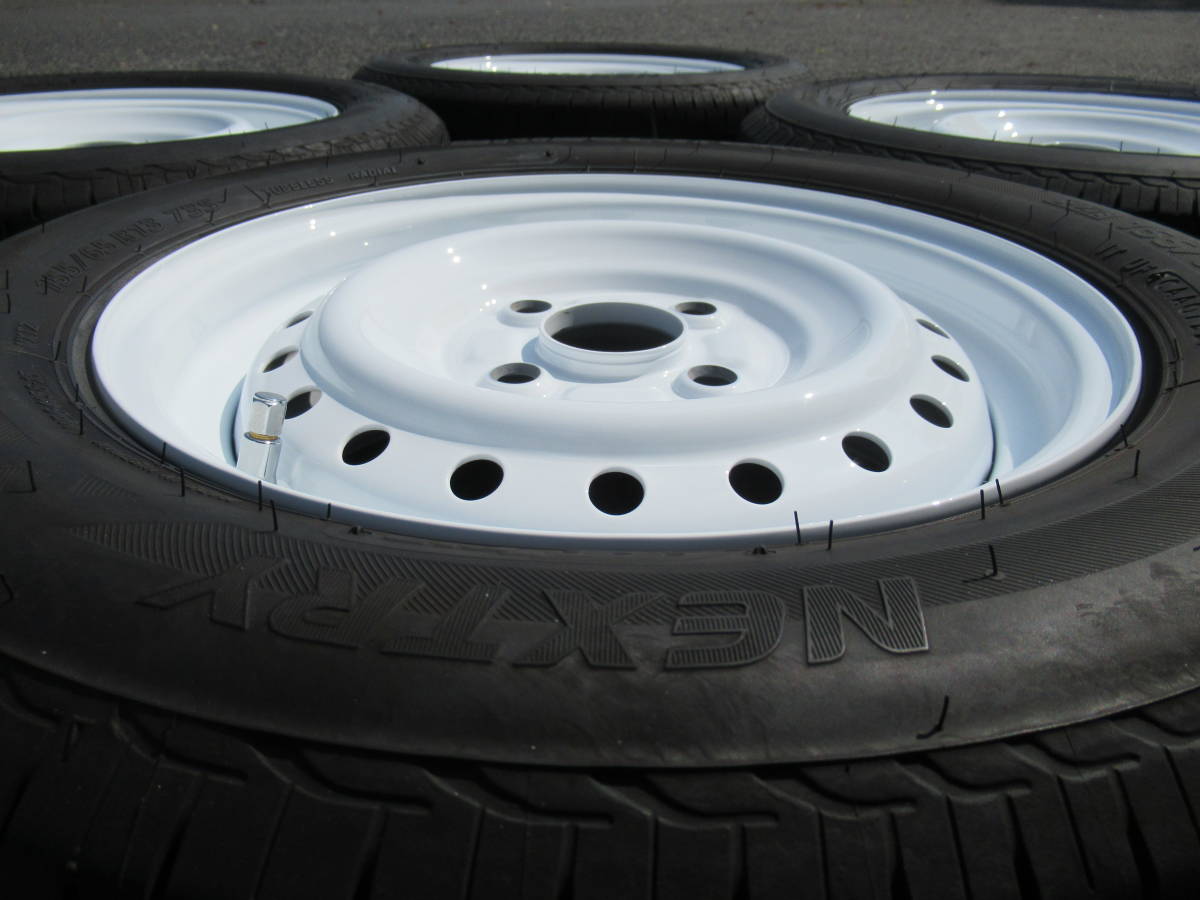 中古タイヤ☆155/65-13 155/65R13 BS NEXTRY 2022年製 トヨタ純正 鉄 