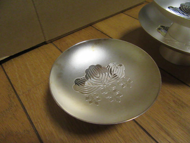 純銀製 銀杯 造幣局製 内閣総理大臣 贈 刻印有 390g silver ト*モ様