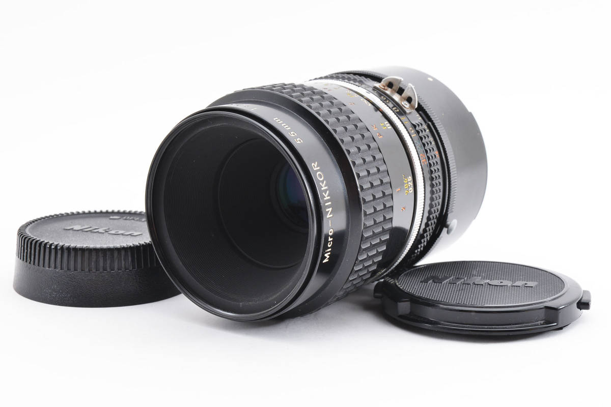 動作良好・外観綺麗・光学綺麗☆ニコン Nikon Ai-S Micro-NIKKOR 55mm