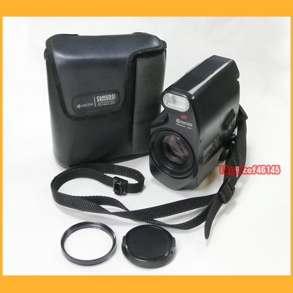 ○フィルムカメラ○KYOCERA SAMURAI ×3.0 動作品 ケース ストラップ