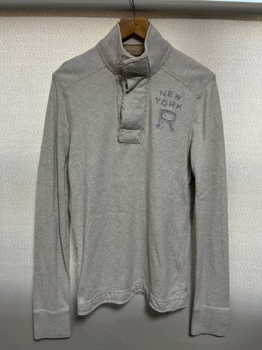 RULHE NO.925 ルール925　長袖　ロンT　ヘンリーネック　コットン　サイズS