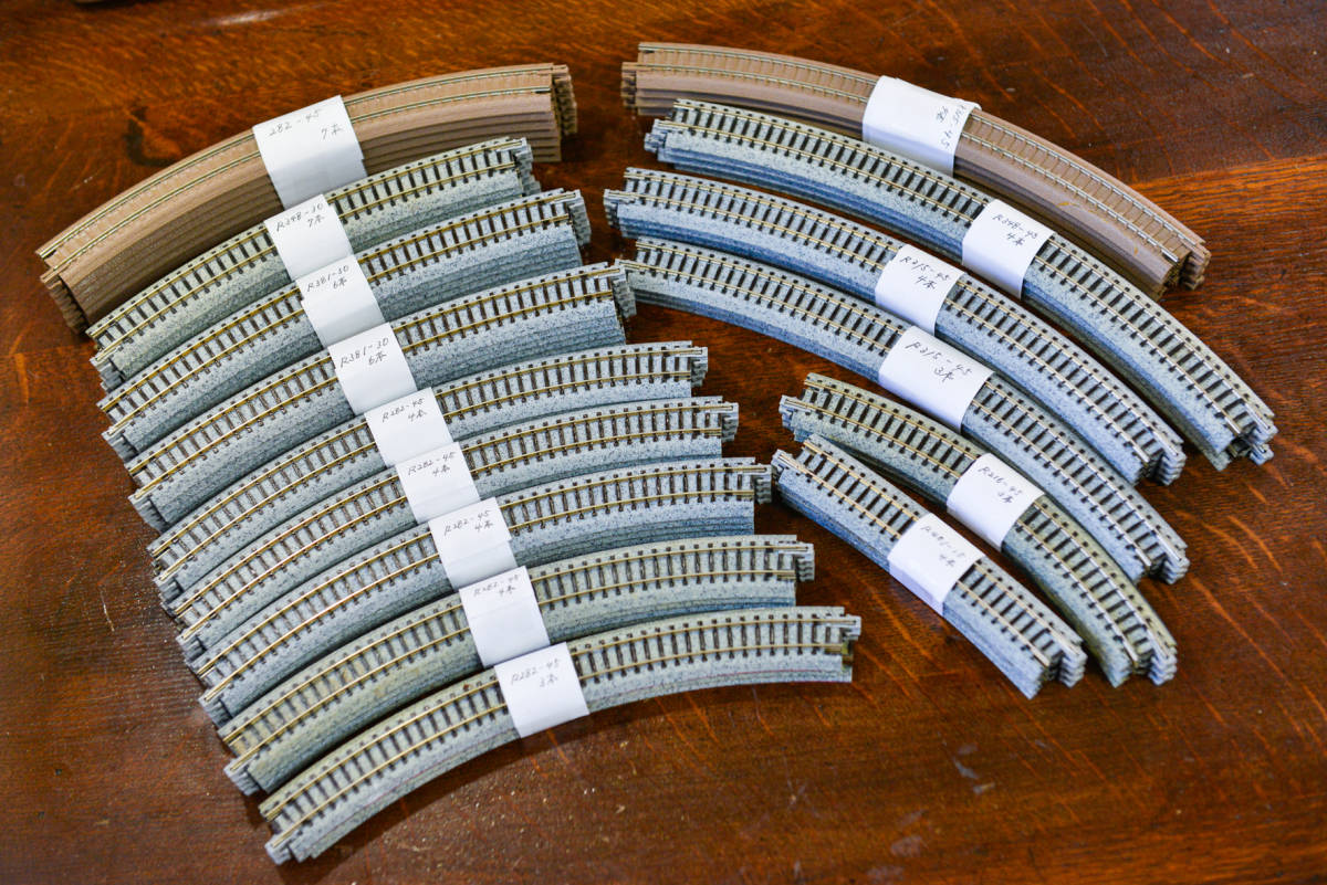 【100円】KATO ユニトラック 直線レール・カーブレールいろいろセット