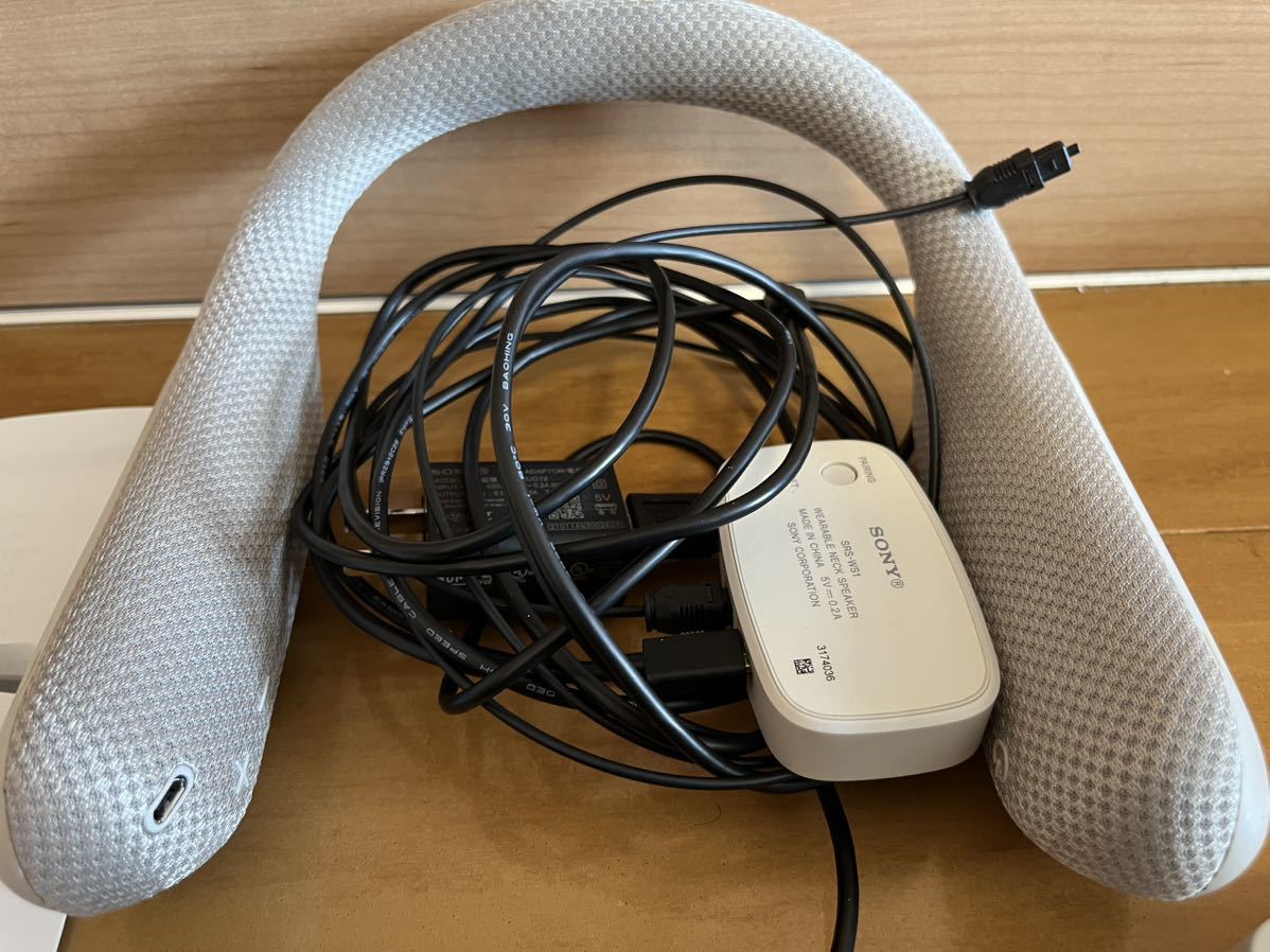 SONY SRS-WS1 動作良好 ウェアラブルネックスピーカー J388591G jk